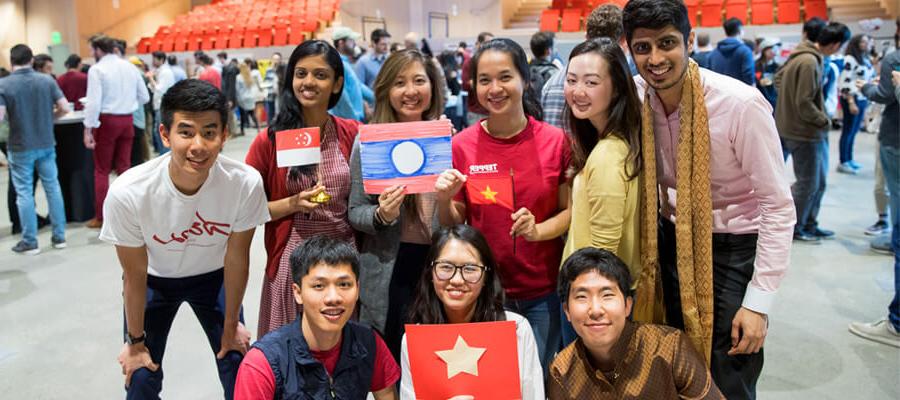 Students at International Festival